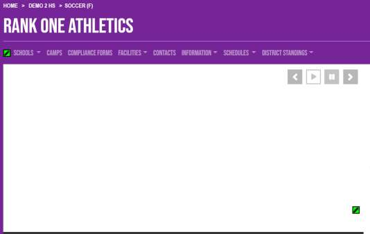 Stories section on the sport webpage with Edit button