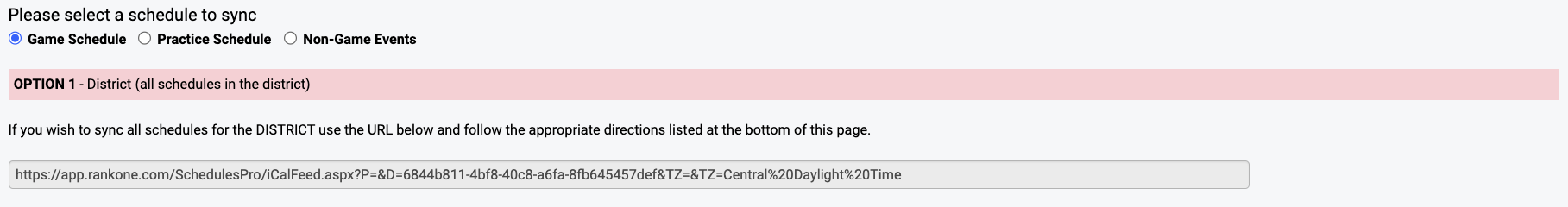 Step 6 — Sync option for entire district