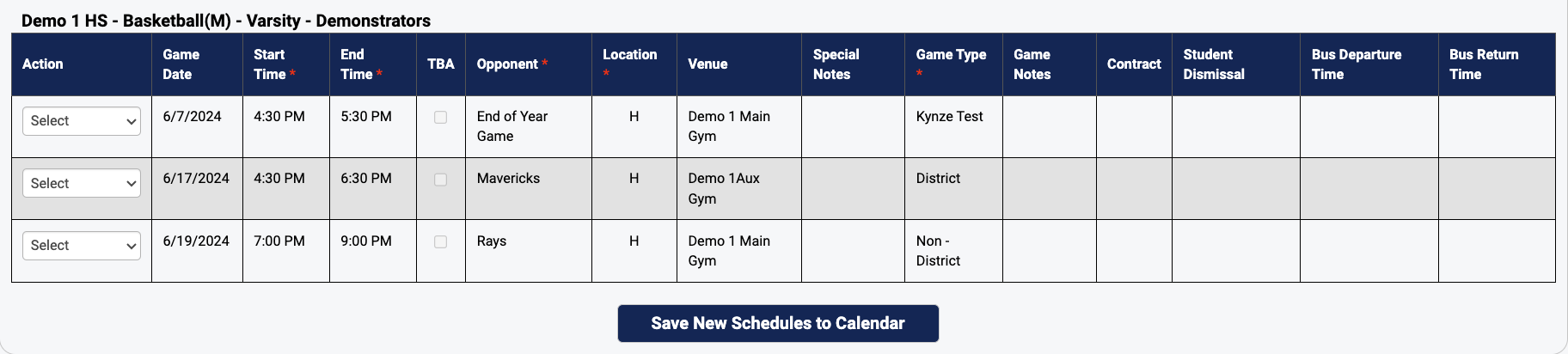 Step 4 - Edit the copied schedule